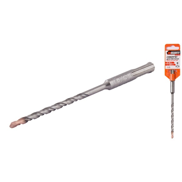 Свердло для бетону GRANITE SDS-PLUS S4 6х160 мм 0-06-160