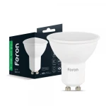 Світлодіодна лампа Feron LB-196 MRG GU10 230V 7W 600Lm 2700K (6652)