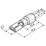 Конектори плоскі FDD1,25-110 2,8x0,5/0,8 (100 шт.) - Зображення 4