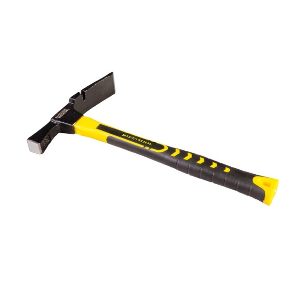 Молоток муляра MASTERTOOL 600 г рукоятка зі скловолокна 02-0124