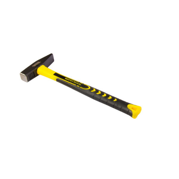Молоток слюсарний MASTERTOOL 400 г рукоятка зі скловолокна 02-0804