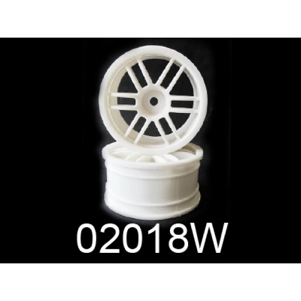 White Spoke Wheel Rims 2P