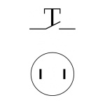 TY 16-231A Scr Кнопка металева опукла, (гвинтове з'єднання), 1NO. - Зображення 5