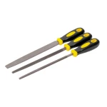 Напильники по металу MASTERTOOL 3 шт 200 мм плоский/круглий/тригранний 06-0210