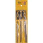 Напильники по металу MASTERTOOL 3 шт 200 мм плоский/круглий/тригранний 06-0210 - Зображення 2