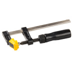 Струбцина столярна MASTERTOOL тип "F" 150х50 мм 1700Н дерев'яна ручка DIN5117 07-0000