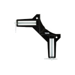 Струбцина кутова MASTERTOOL 90° ширина захвату 75 мм сила затискання 500 Н 07-0500