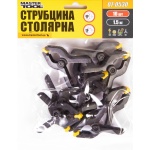 Струбцина столярна MASTERTOOL тип "A" 60 мм ширина захвату 30 мм сила затиснення 1.5 кг набір 10 шт 07-0530 - Зображення 2