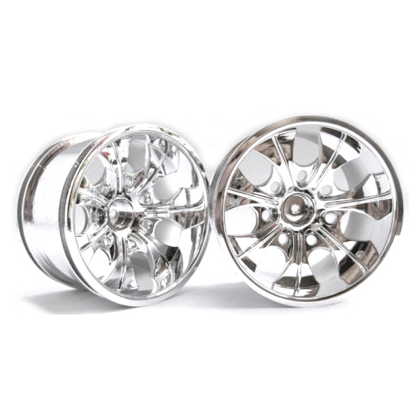 (08008N) Chrome Rims 2P