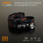 Портативний світлодіодний фонарик VIDEX VLF-A055H 600Lm 5700K - Зображення 3
