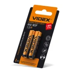 Батарейка сольова Videx R03P/AAA 2pcs SMALL BLIST (48/1440) (R03P/AAA 2pcs SB)