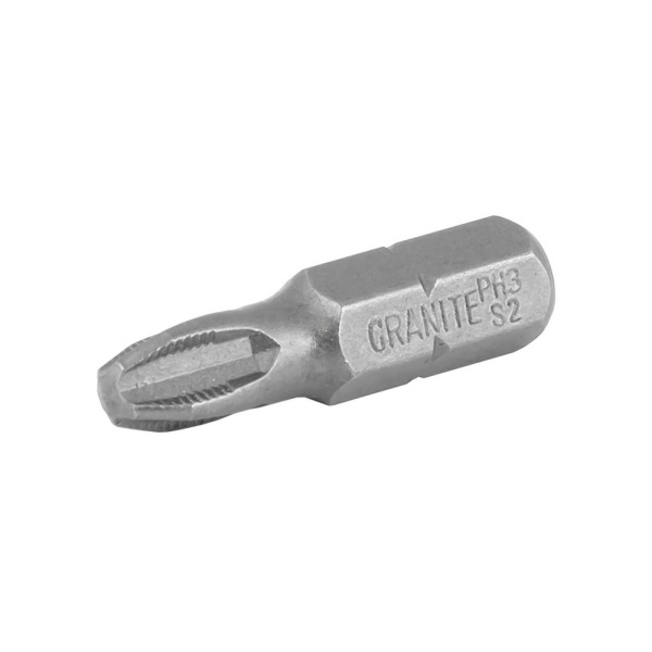 Насадки викруткові GRANITE РН3х25 мм S2 2 шт 10-03-250