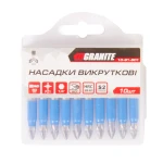Насадки викруткові GRANITE РZ1х50 мм S2 10 шт 10-91-501 - Зображення 2