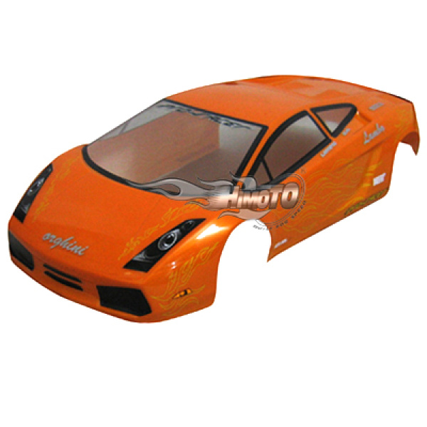 Кузов Himoto для шосейних моделей 1:10 (lambo, оранжева)