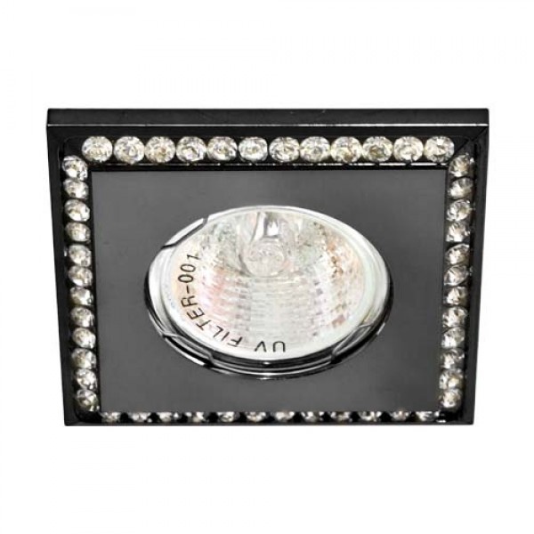 Світильник точковий Feron DL102-BK MR16 прозорий-чорний Max 50W (4398)