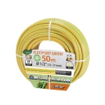 Claber Шланг поливальний 1/2" 50м Flexyfort Green, жовтий з зел. смугою