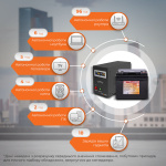 Комплект резервного живлення для котла LP (LogicPower) ДБЖ + літієва (LiFePO4) батарея (UPS B500VA + АКБ LiFePO4 750W) - Зображення 2