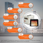 Комплект резервного питания для котла Logicpower 800 + литиевая (LifePo4)  батарея 1300ватт - Зображення 2