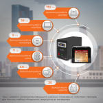 Комплект резервного питания для котла Logicpower B800 + литиевая (LifePo4)  батарея 1300ватт - Зображення 2