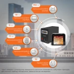 Комплект резервного питания для котла Logicpower B800 + литиевая (LifePo4)  батарея 1300ватт - Зображення 2