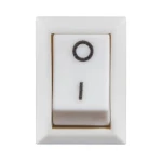 KCD1-101 White/White Перемикач 1 кл. білий - Зображення 2