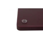 Дошка обробна HDPE з жолобом, 400 × 300 × 18 мм, 4 ніжки протиковзкі, коричнева - Зображення 3