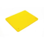 Дошка обробна HDPE з жолобом, 400 × 300 × 18 мм, 4 ніжки протиковзкі, жовта - Зображення 4