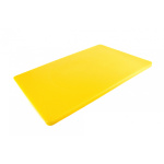 Двостороння обробна дошка LDPE, 600×400×20 мм, жовта