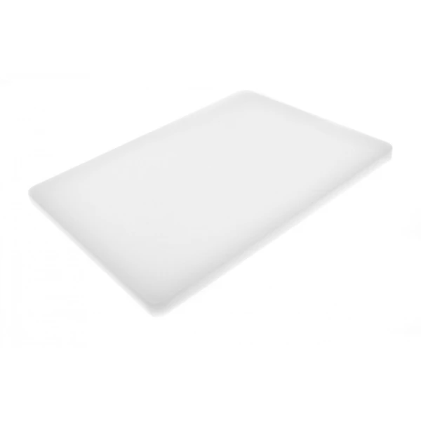 Двостороння обробна дошка LDPE, 400×300×20 мм, біла