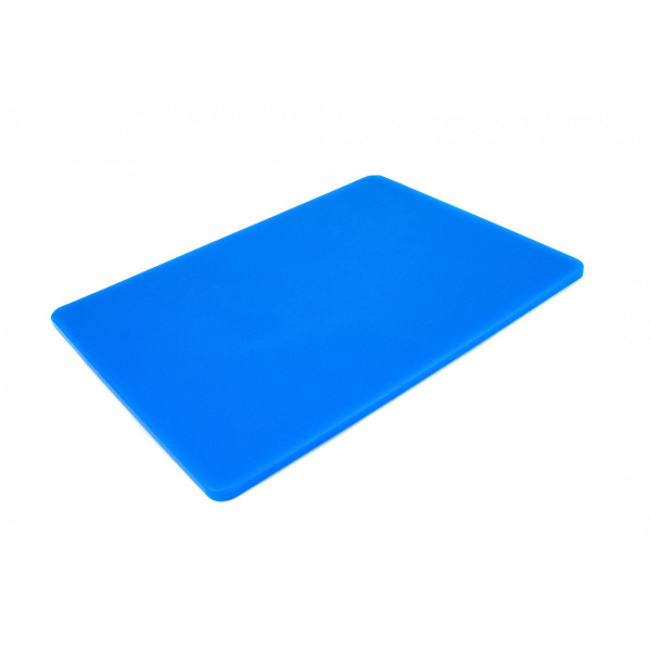Двостороння обробна дошка LDPE, 400×300×10 мм, синя