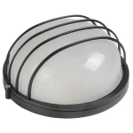 Світильник НВП 1106 чорний/коло сітка 100Вт IP54 IEK (LNPP0-1106-1-100-K02)