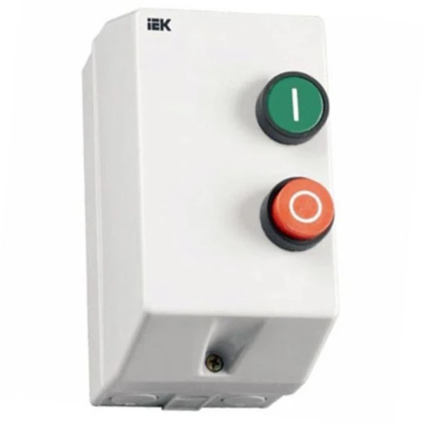 Контактор КМІ11260 12А в оболонці Ue=380В/АС3 IP54 IEK (KKM16-012-380-00)
