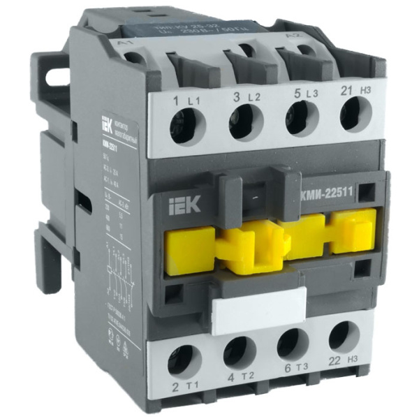 Контактор КМІ-22511 25А 220В/АС3 1р (НЗ) IEK (KKM21-025-230-01)