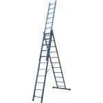 Сходи ELKOP VHR Hobby 3x11 алюмінієва, 3 секції, 11 ступенів - Зображення 2