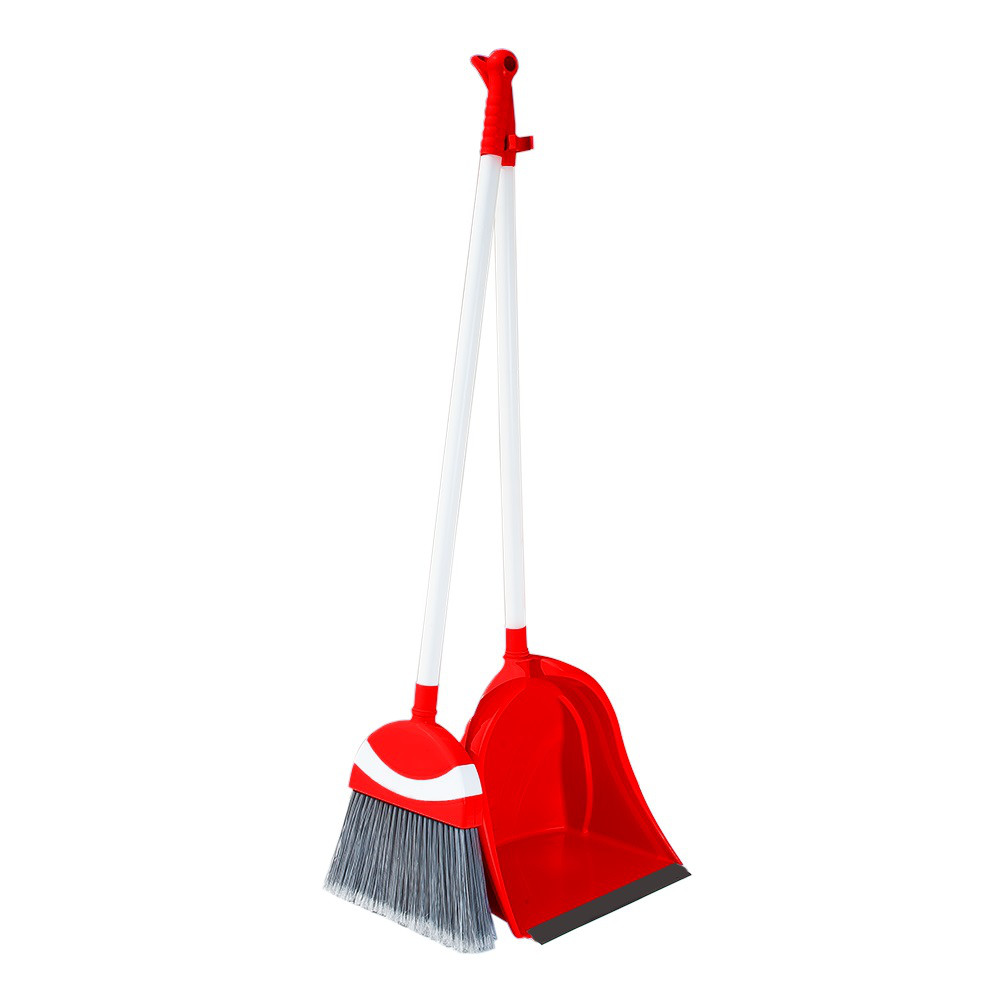 1168355917_metla-s-sovkom.jpg Мітла із совком Irak Plastik Polo червона - Зображення 1