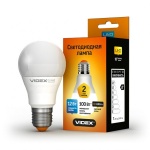 LED лампа VIDEX A60e 12W E27 4100K 220V 20шт/ящ (VL-A60e-12274)