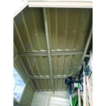 Сарай пластиковий Sidemate 242x122x185 см слонова кістка - Зображення 8