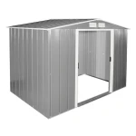 Сарай металевий ECO 262x182x191 см сірий з білим - Зображення 2