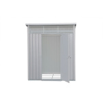 Сарай метал преміум Palladium 199x197x229 см срібло - Зображення 4