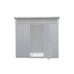 Сарай метал преміум Palladium 249x209x231 см срібло - Зображення 8