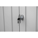 Сарай метал преміум Palladium 249x209x231 см срібло - Зображення 9