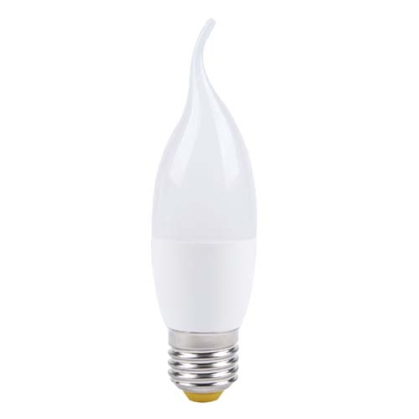 Світлодіодна лампа Feron LB-97 CF37 230V 7W 580Lm E27 4000K свічка на вітрі