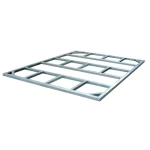 Сарай металевий ECO 320x241x196 см зелений з білим - Зображення 2