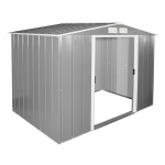 Сарай металевий ECO 320x241x196 см сірий з білим - Зображення 2