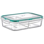 Контейнер Fresh Box 2 відсіку 0,5л + 0,5л прозорий - Зображення 2