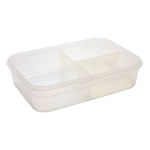 Контейнер Fresh Box 3 відсіку 0,5 л+0,25 л+0,25 л прозорий - Зображення 2