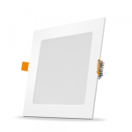 LED світильник з регулюванням яскравості Вбудований Квадрат VIDEX 12W 5000K 220V D3 (VL-DLSD3-125) - Зображення 2