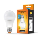 LED лампа VIDEX A60e 10W E27 3000K 220V 20шт/ящ (VL-A60e-10273)