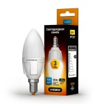 Лампа світлодіодна LED VIDEX C37 5W E14 4100K 220V (VL-C37-05144)