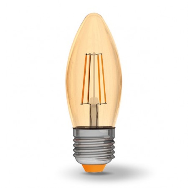LED лампа VIDEX Filament C37FA 4W E27 2200K 220V (VL-C37FA-04272)